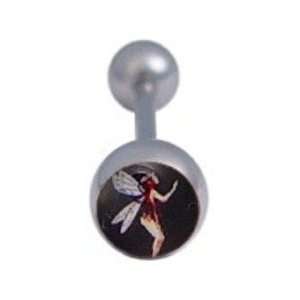    NIGHT FAIRY Tongue Ring Barbell Rings Body Jewelry NR Jewelry