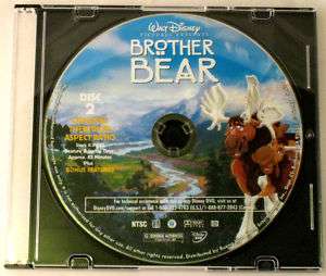 BROTHER BEAR   DISC 2 only   Replacement Disc  