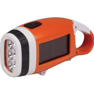  NEW Solar Carabiner Crank Flashlight (Batteries & Chargers 