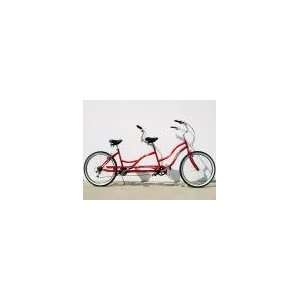   Speed Shimano Tandem Beach Cruiser Bicycle Burgundy Toys & Games