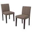 Uptown Parson Dining Chair   Chocolate Brown   Set of 2
