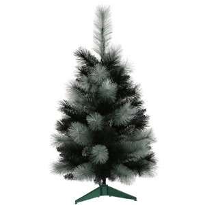  3 Black Ash Artificial Christmas Tree   Unlit