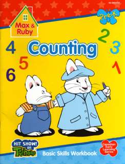 Max and Ruby Set of 3 Activity Books ABC Numbers Shapes  