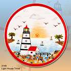 Lighthouse Scouring Pad and Holder, Lighthouse Trivet Wall Plaque 