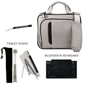   Bluetooth Keyboard + Includes a High Quality 2 Way Pocket Tablet Stand