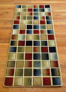 Checkerboard Carpet Rug Hallway Runner 5  