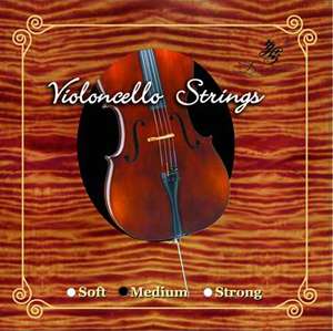 Nylon/Steel Core Cello Strings (Set), 4/4 Full Size  
