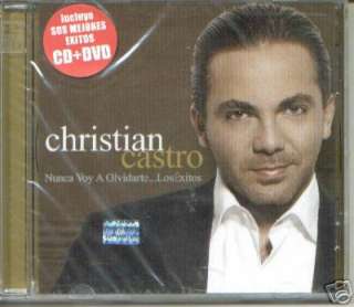 CHRISTIAN CASTRO, NUNCA VOY A OLVIDARTE… LOS EXITOS CD + DVD 