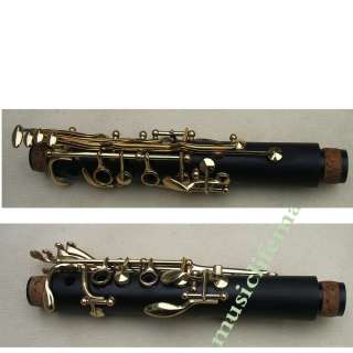 new black clarinet Bb NICE ebonite lacquer Parts tone  