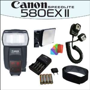  Canon Speedlite 580EX II with Opteka SB 110 Gel Softbox 