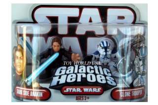 Star Wars DARK SIDE ANAKIN/CLONE TROOPER Galactic Hero  