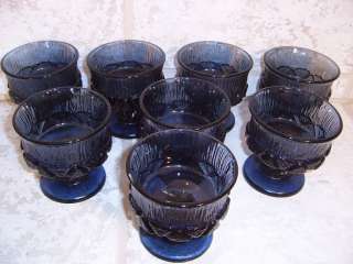   Franciscan Maderia Blue Tiffin Glassware Stemware Water Goblets  