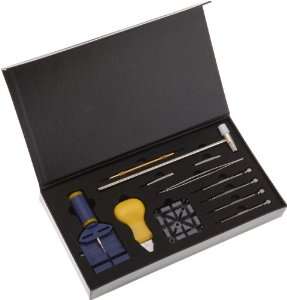   Kit with Band Link Remover, Sizing Tool, and Storage Case: Watches