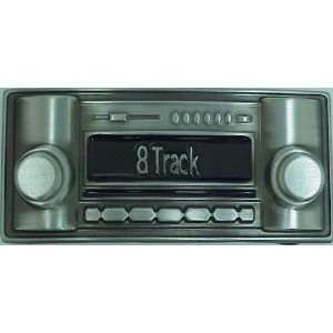  8 Track Tape Deck Metal Belt Buckle (Brand New 