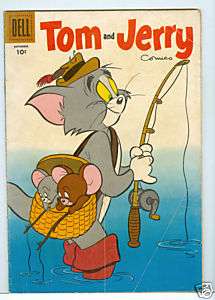 Tom and Jerry Comics No. 146 fishing cover 1956  