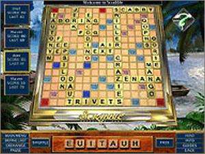 Scrabble 1999 PC CD famous letters word computer game  