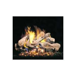 Peterson Real Fyre 24 Inch Charred Cedar Vented Natural Gas Log Set W 