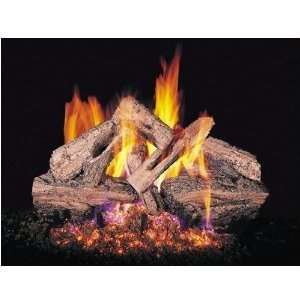 Peterson Gas Logs 18 Inch Charred Red Oak Vented Natural Gas Log Set W 