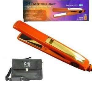  Digital Titanium Hair Styling Flat Iron 1 Orange + CHI man /CHI 