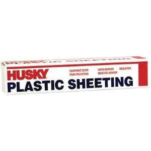  Husky Clear Plastic Sheeting   32 x 100  Sports 