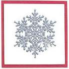 Decorative Stamps Rubber Stamp_Snow flake green  