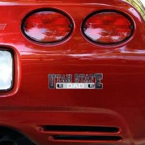  NCAA Utah State Aggies Dad Car Decal
