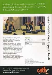 CATHE FRIEDRICH LOW IMPACT CIRCUIT EXERCISE DVD NEW SEALED WORKOUT 