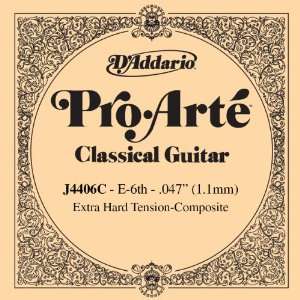 Addario J4406C Pro Arte Composite Classical Guitar Single String 
