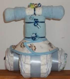 MINI DIAPER CAKE TRICYCLE~SHOWER GIFT~GIFTS BY JAYDE  