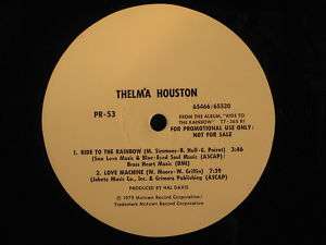 Rare Disco Boogie 12 WLP Thelma Houston NM  