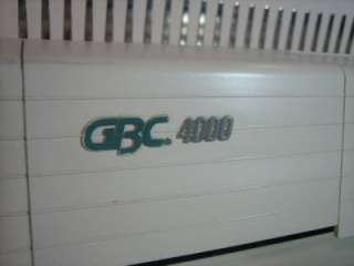U5) GBC4000 Electric Document Comb Book Binding Machine  