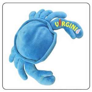    Virginia Souvies Plush Blue Crab Stuffed Animal Toys & Games