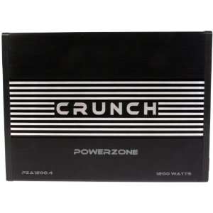  Crunch Power Zone PZA1200.4 4 Channel Amplifier 150x 4 @ 4 