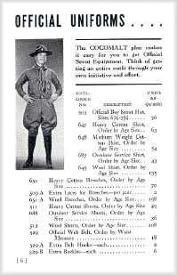 Boy Scout Uniform & Equipment Catalogs on DVD  