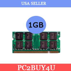 NEW 1GB RAM MEMORY UPGRADE eMACHINES D620 E525 E620  