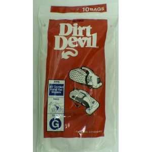  Dirt Devil Style G Genuine Vacuum Cleaner Bags 10pk