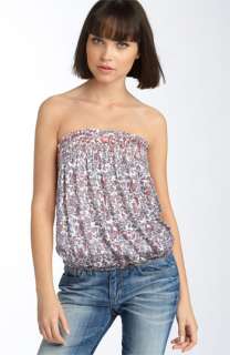 Free People Indian Toile Knit Tube Top  