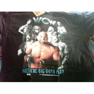  WCW/NWO Superstars Black Large T Shirt (L) Goldberg   Chris Benoit 