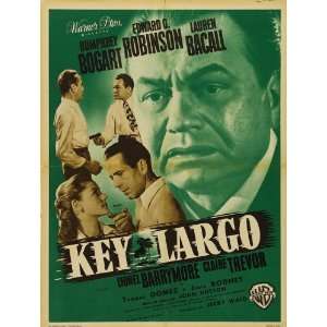  Key Largo (1948) 27 x 40 Movie Poster French Style F
