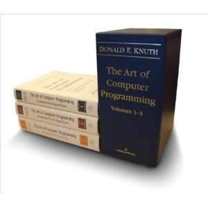   of Computer Programming Volumes 1 3 (Box Set) Donald E. Knuth Books