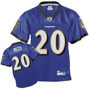 Ed Reed #20 Baltimore Ravens Youth NFL Replica Player Jersey by Reebok