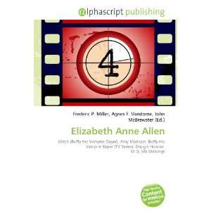  Elizabeth Anne Allen (9786134253376) Books