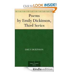 Poems by Emily Dickinson, Third Series Emily Dickinson  