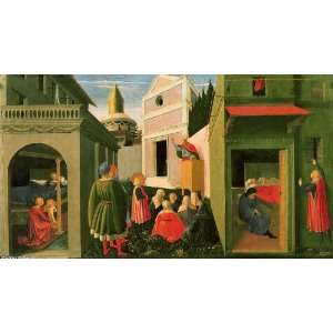  Hand Made Oil Reproduction   Fra Angelico   32 x 18 inches 