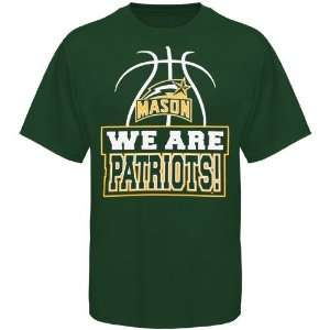 George Mason Patriots Green We Are T shirt