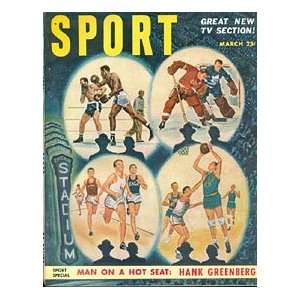  George Mikan Gordie Howe March 1951 Sport Magazine Sports 