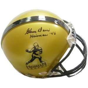 Glenn Davis signed Gold Army Heisman Mini Helmet Heisman 46  Tri Star 