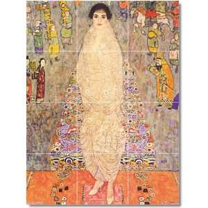 Gustave Klimt Abstract Wall Tile Mural 13  36x48 using (12) 12x12 