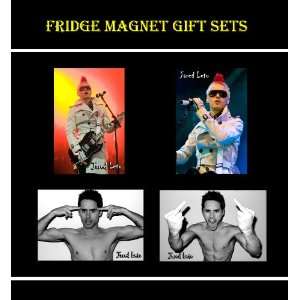 Set of 4 JARED LETO 30 SECONDS TO MARS Fridge Magnets   Sexy Hunks 001