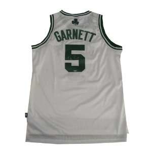  Kevin Garnett Autographed/Hand Signed White Boston Celtics 